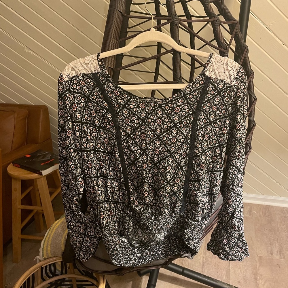 Cute boho, free people top, xs-s, cute